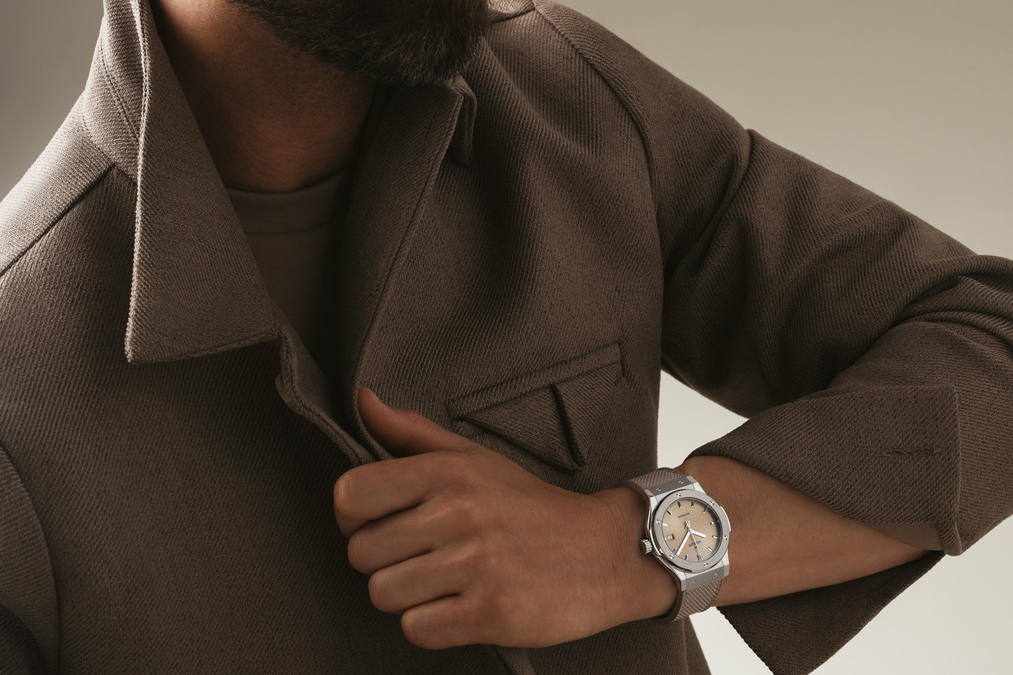 Classic Fusion Essential Taupe 45 mm Watch
