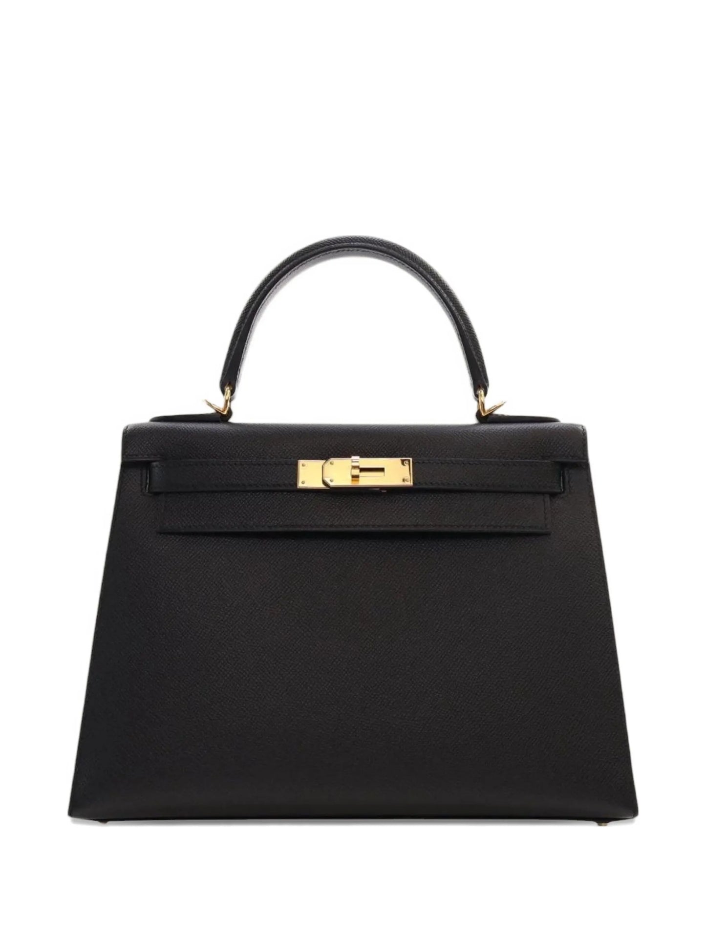 Hermès Kelly 25  Epsom Black / Gold  Hardware 01