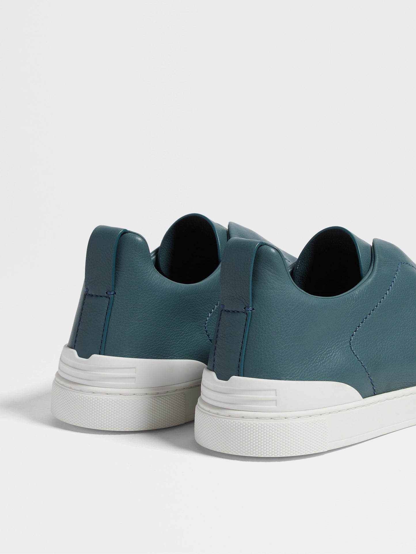 Light Blue - Brown ZEGNA Triple Stitch™ SECONDSKIN Sneakers