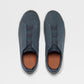Dark Teal Blue - Ochre ZEGNA Cotton Linen and Leather Triple Stitch™ Sneakers