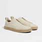 Red - Grey Mélange ZEGNA Linen and Leather Triple Stitch™ Espadrilles
