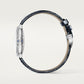 Ballon Bleu 36mm White Gold Diamond Case Aventurine Dial Blue Alligator Strap Automatic Watch
