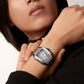 Santos de Cartier Skeleton Large 39.8mm Steel Gray Crown Skeleton Dial Steel Bracelet Manual-Winding Watch