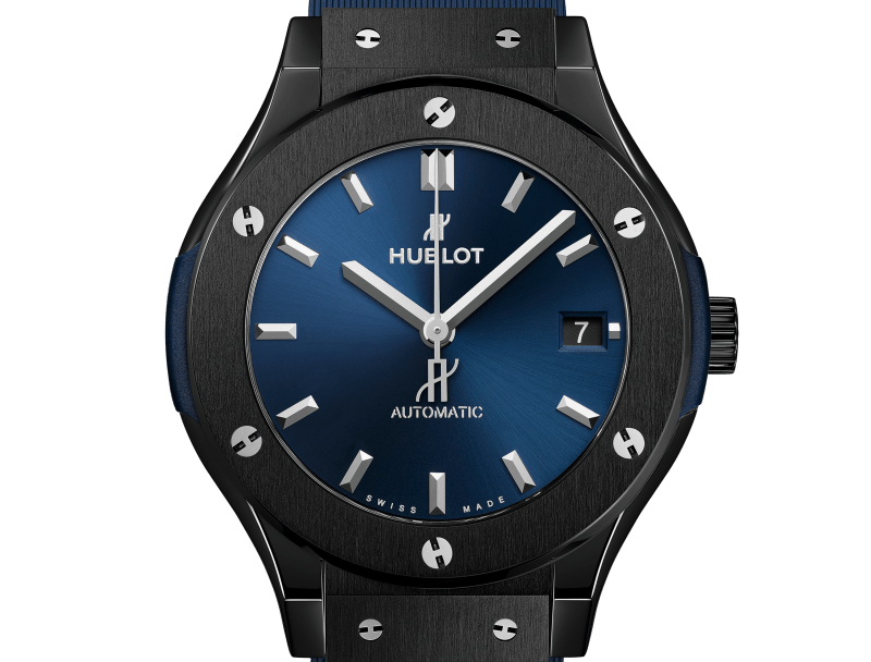 Classic Fusion Ceramic Blue Watch