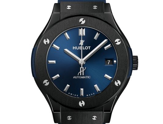 Classic Fusion Ceramic Blue Watch