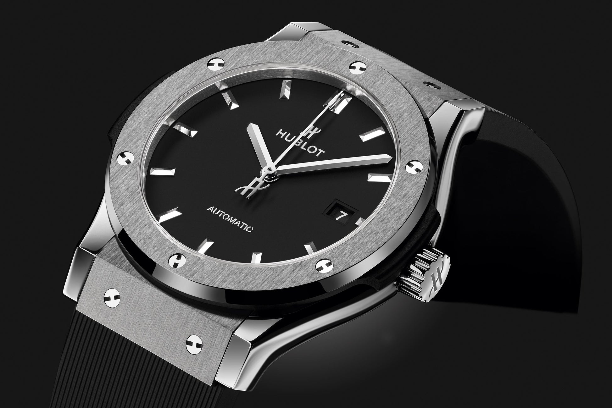 Classic Fusion Titanium on Rubber Watch