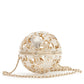 Chanel 25A gold star-patterned spherical evening bag 01