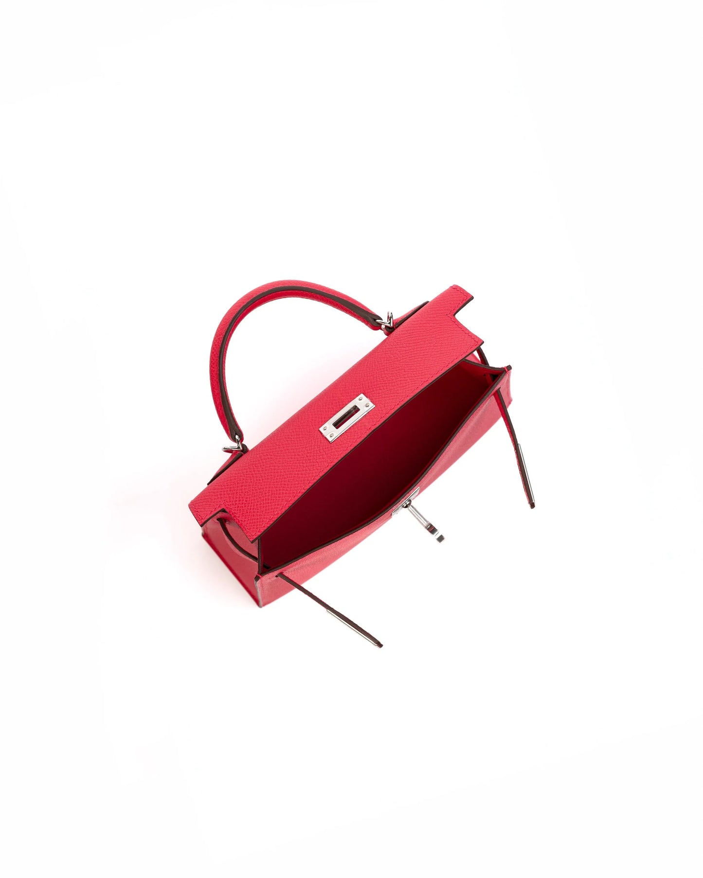 Hermes Mini Kelly Rose Extreme Epsom GHW 01