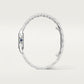 Panthère de Cartier Small 23mm x 30mm Steel Diamond Bezel Blue Crown Silver Dial Steel Bracelet Quartz Watch