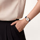 Ballon Bleu 33mm Rose Gold Diamond Dial Blue Alligator Strap Automatic Watch