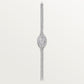 Baignoire Mini 24.8mm x 17.1mm White Gold Diamond Case Diamond Dial Diamond Bracelet Quartz Watch
