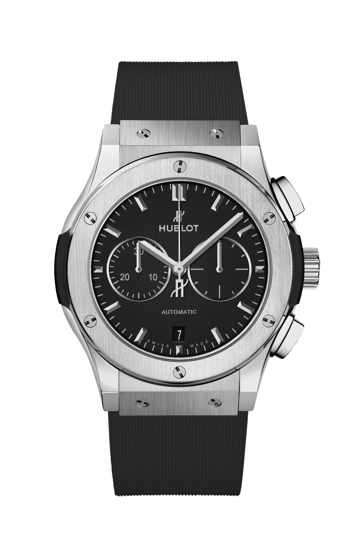 Classic Fusion Chronograph Titanium on Rubber Watch
