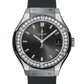 Classic Fusion Racing Grey Titanium Diamonds