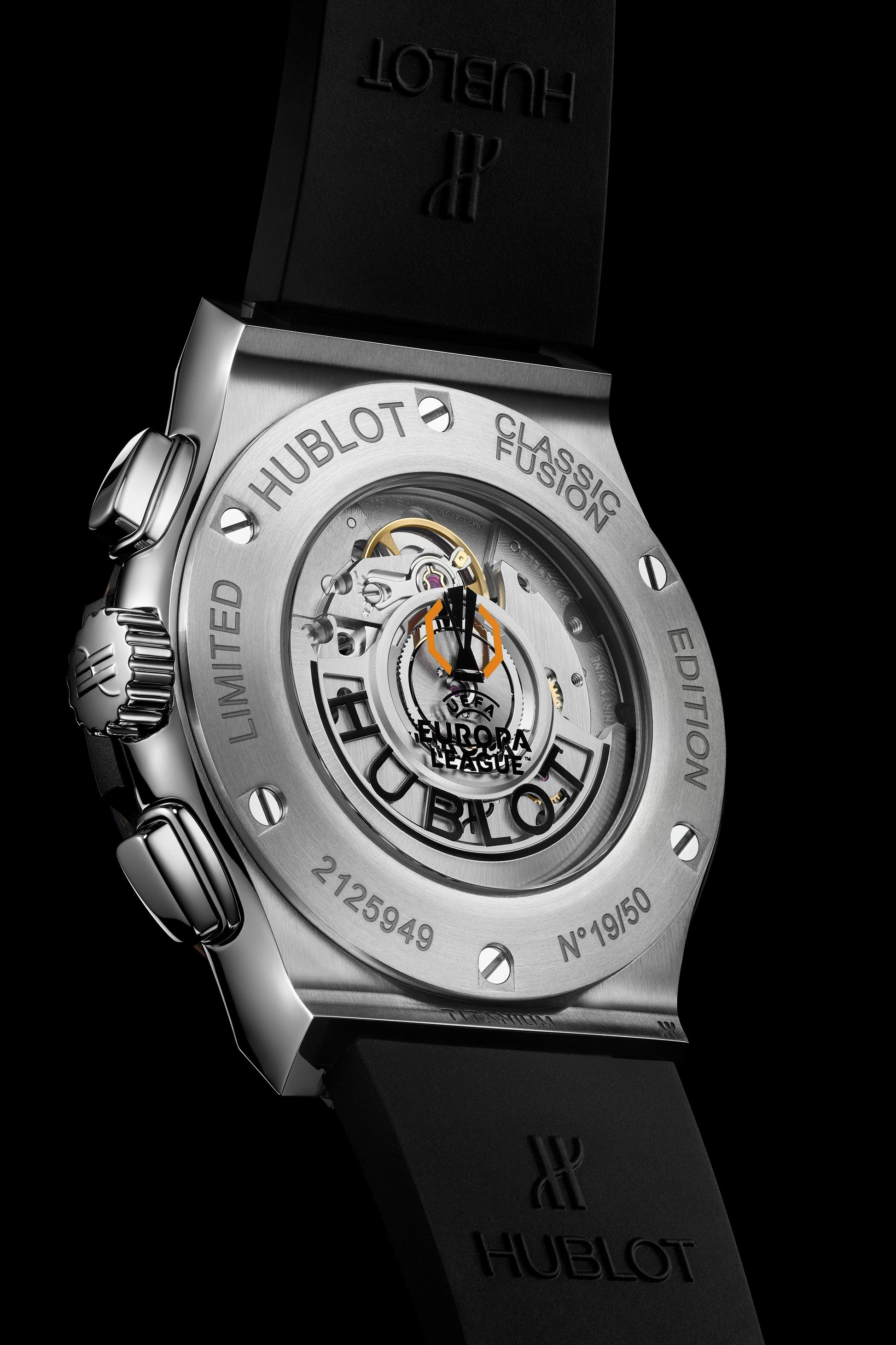 Classic Fusion Chronograph UEFA Europa League Titanium Carbon 42 mm