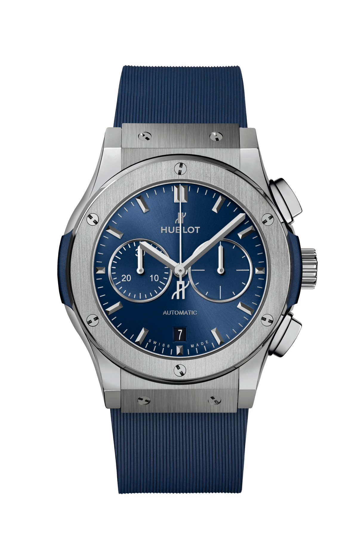 Classic Fusion Chronograph Titanium Blue Watch
