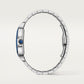 Santos de Cartier Skeleton Large 39.8mm Steel Blue Crown Skeleton Dial Steel Bracelet Manual-Winding Watch