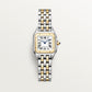 Panthère de Cartier Small 23mm x 30mm Steel Yellow Gold Blue Crown Silver Dial Steel Yellow Gold Bracelet Quartz Watch