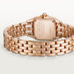 Panthère de Cartier Small 30.3mm x 22mm Rose Gold Diamond Bezel Diamond Crown Silvered Dial Rose Gold Diamond Bracelet Quartz Watch