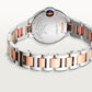 Ballon Bleu 33mm Steel Rose Gold Automatic Diamond Guilloché Dial Two-Tone Bracelet Watch