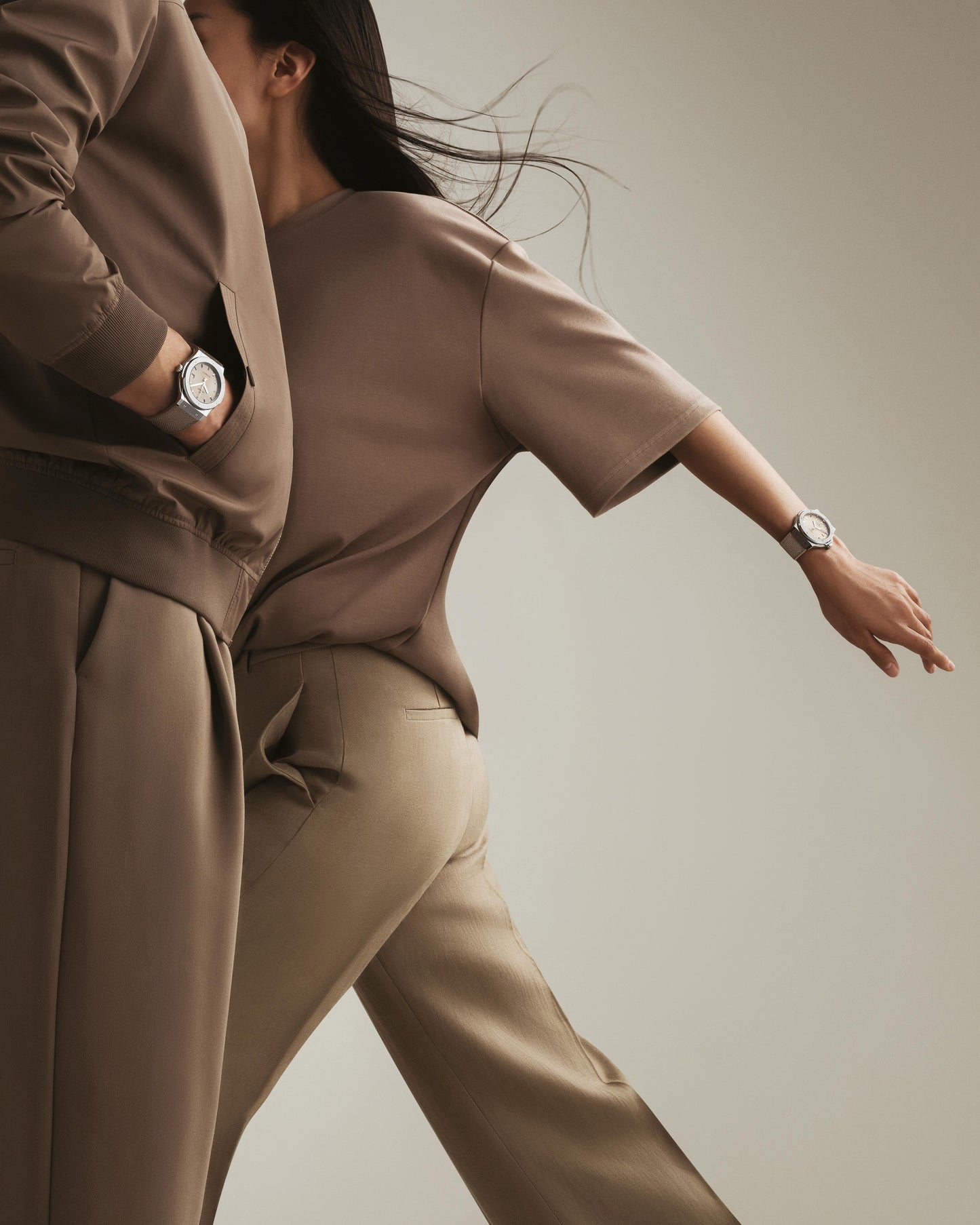 Classic Fusion Essential Taupe Titanium Watch