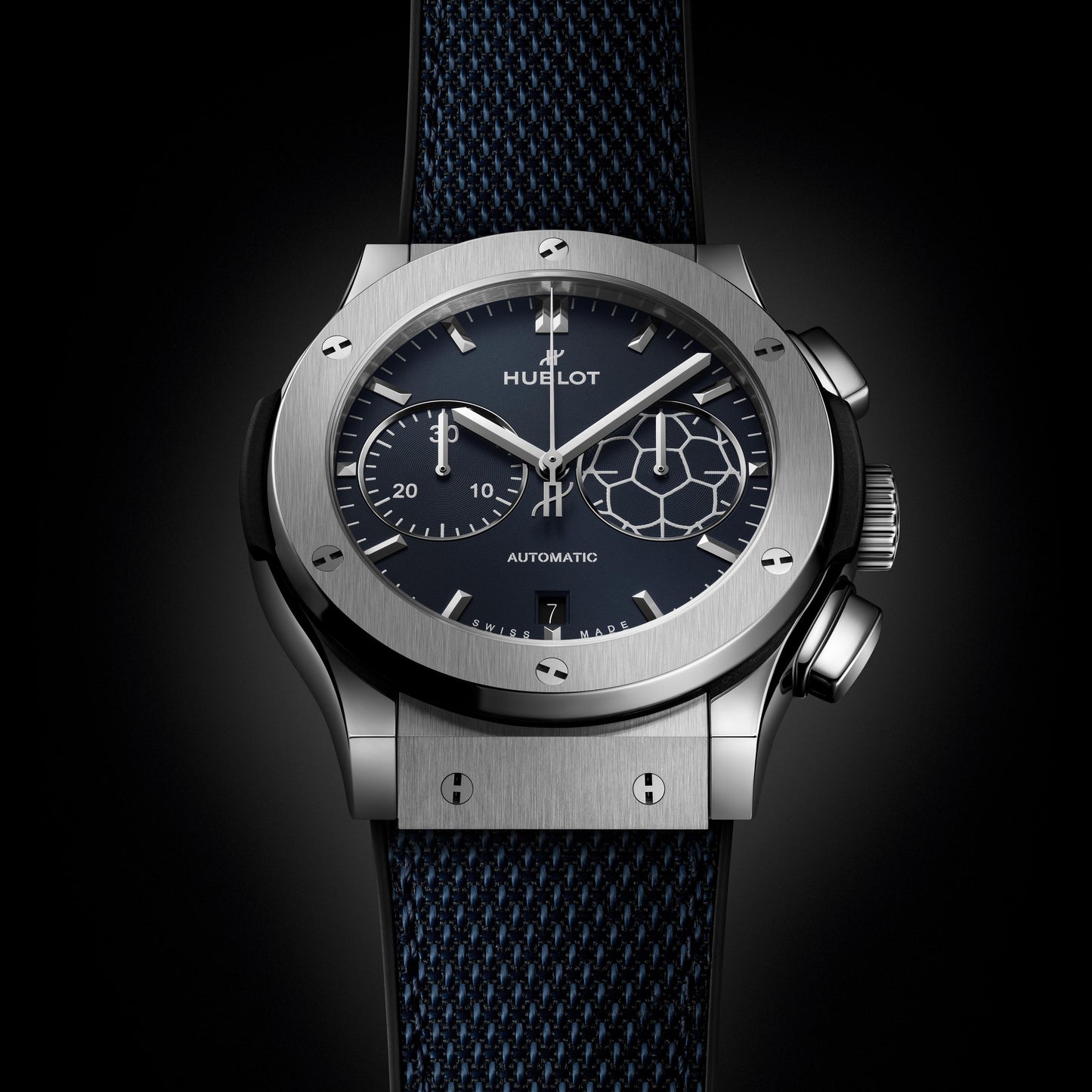 Classic Fusion Chronograph Titanium Blue Victory 45 mm