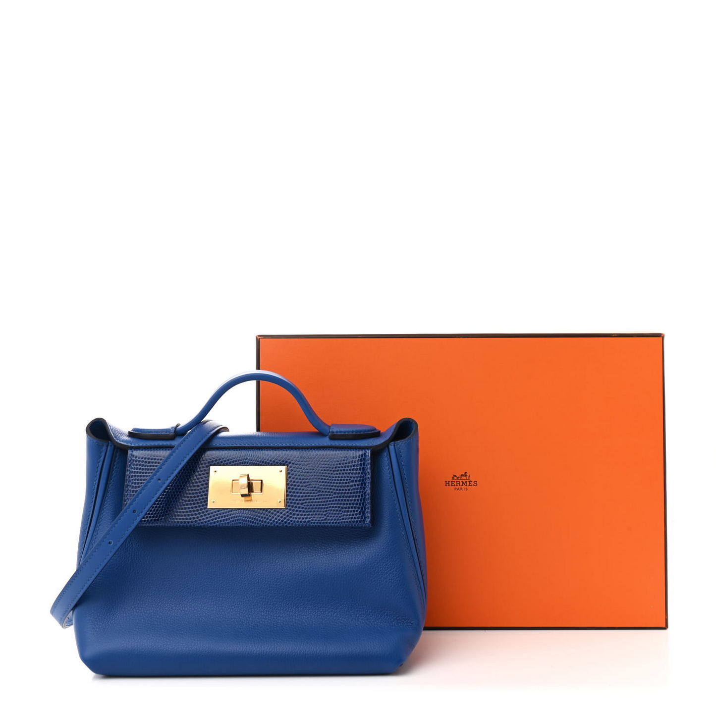 Evercolor Swift Lizard Touch 24/24 21 Bleu France Bleu Saphir