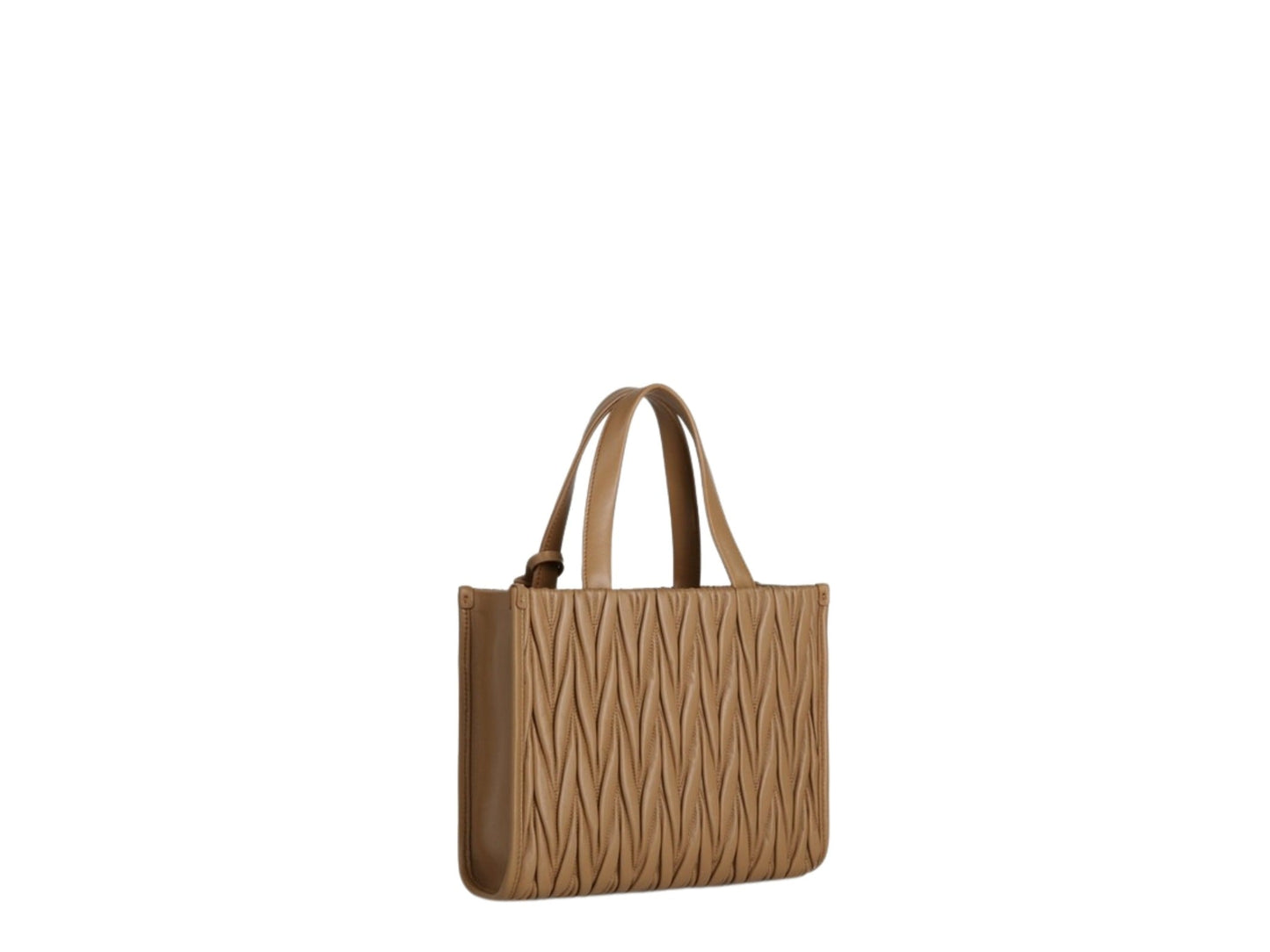 Miu Miu Matelassé Nappa Leather Tote