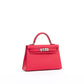 Hermes Mini Kelly Rose Extreme Epsom GHW 01