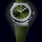 Classic Fusion Titanium Green Diamonds 33 mm