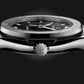 Classic Fusion Titanium Black Dial Rubber Strap Watch