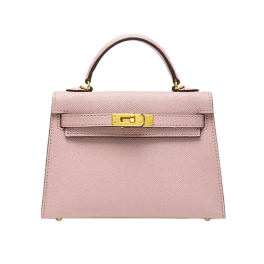 Hermès Mini Kelly Epsom Light pink / Gold  Hardware 01