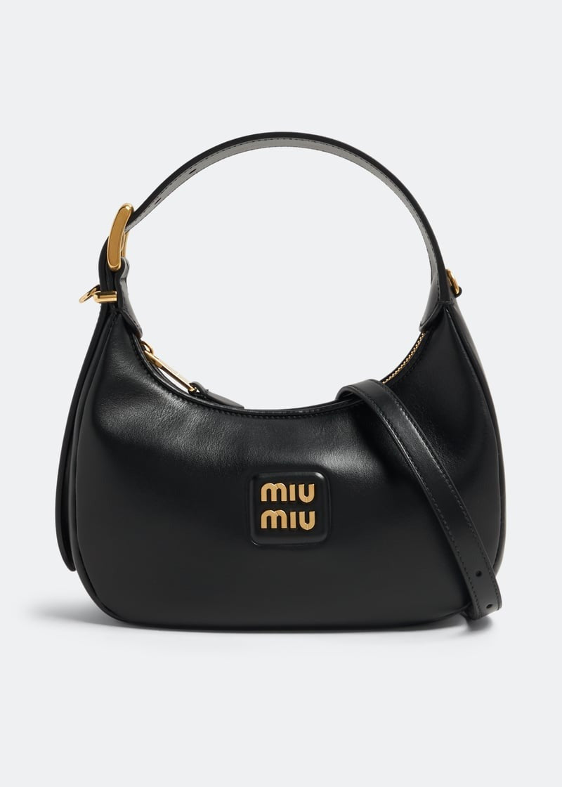 Miu Miu Leather Hobo Bag