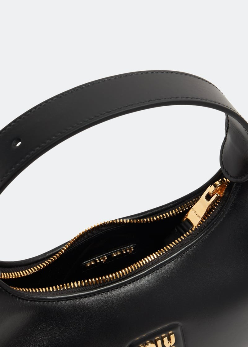 Miu Miu Leather Hobo Bag