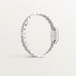 Panthère de Cartier Mini 25mm x 19mm Steel Blue Crown Silver Dial Steel Bracelet Quartz Watch