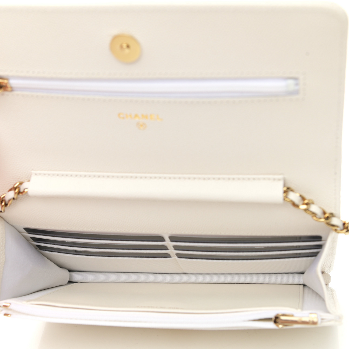 Classic Wallet on Chain Lambskin Gold Hardware