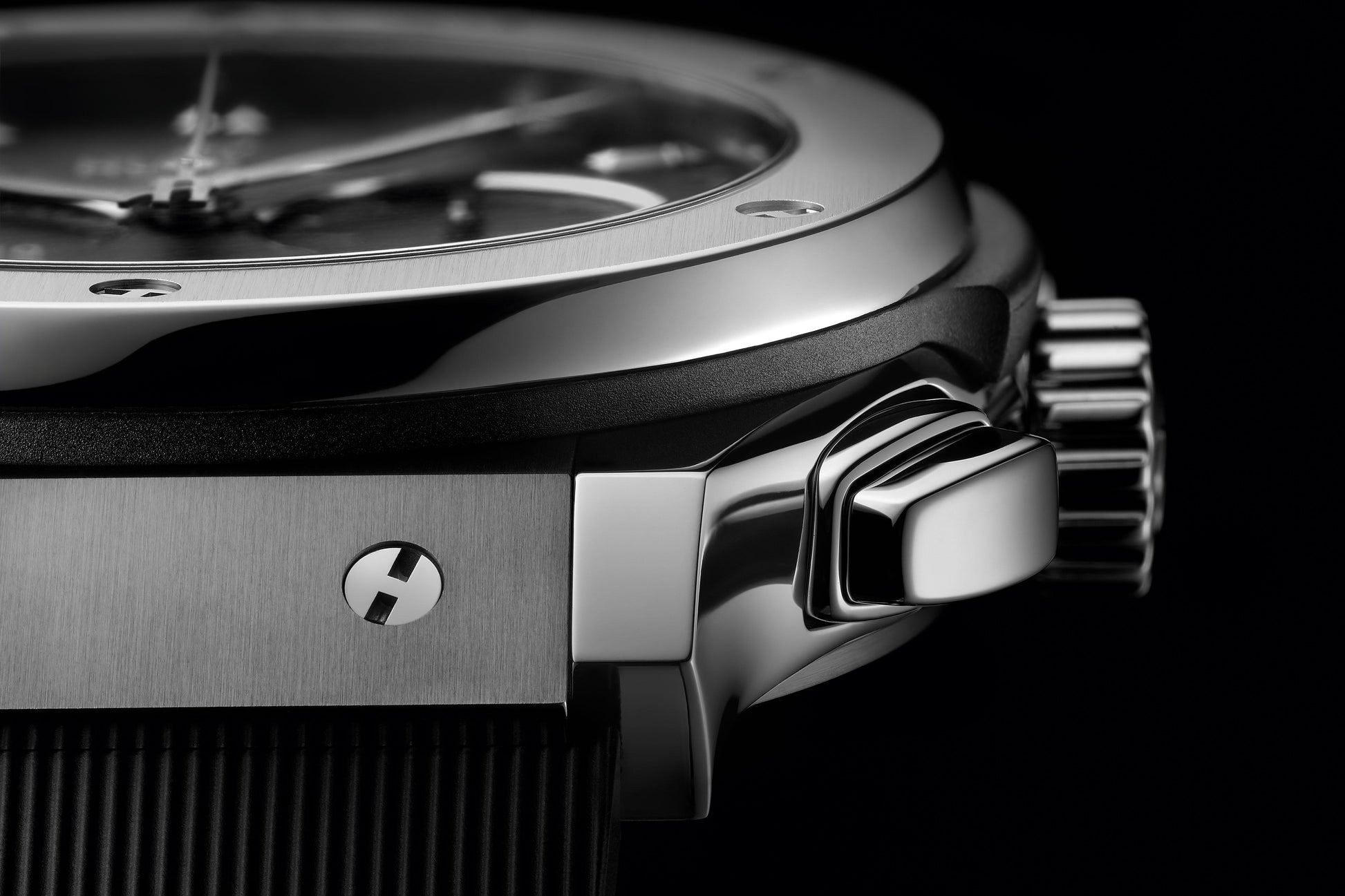 Classic Fusion Chronograph Titanium on Rubber Watch