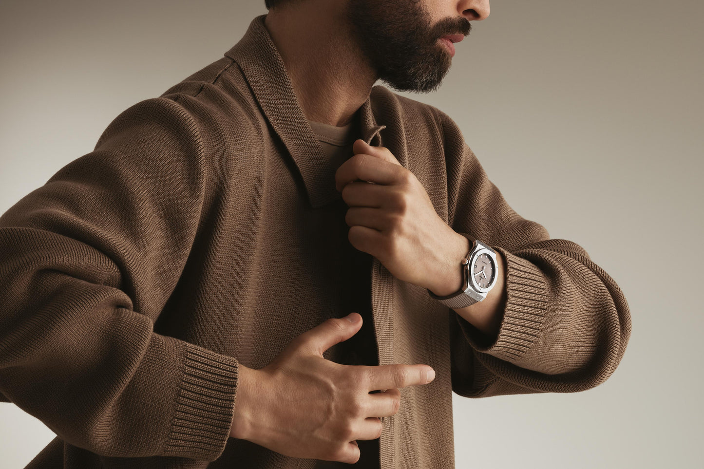 Classic Fusion Essential Taupe Titanium Watch