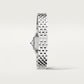 Panthère de Cartier Mini 25mm x 19mm Steel Blue Crown Silver Dial Steel Bracelet Quartz Watch