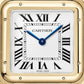 Panthère de Cartier Large 42mm x 31mm Yellow Gold Blue Crown Silvered Dial Yellow Gold Bracelet Quartz Watch