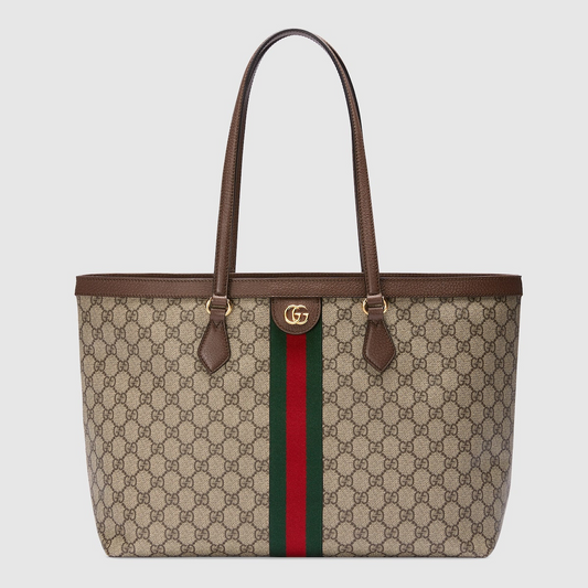 Gucci Ophidia Monogram Emblem Tote Bag
