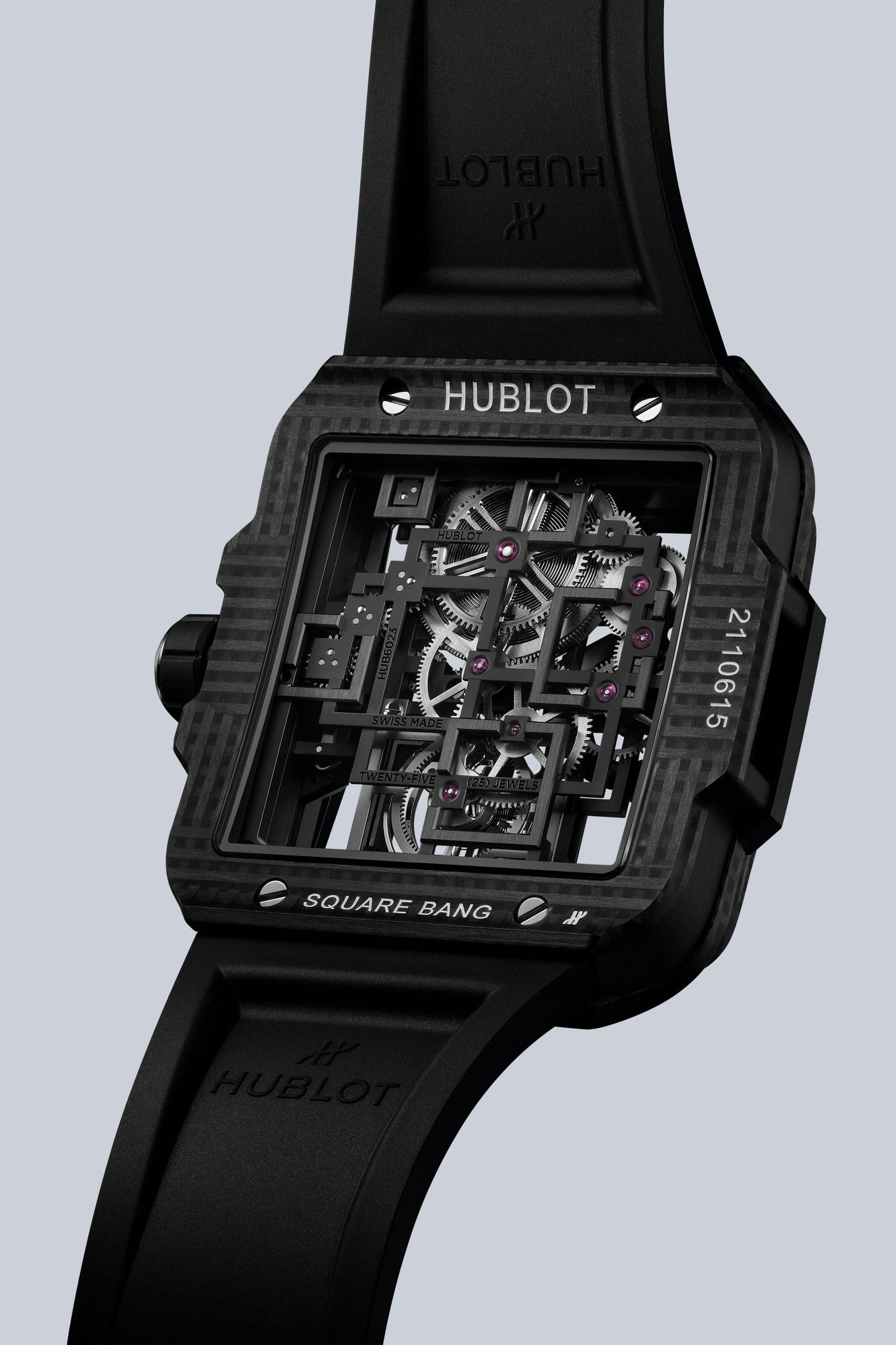 Square Bang Tourbillon 4-Day Power Reserve 3D Carbon 42 mm Watch