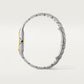 Panthère de Cartier Large 42mm x 31mm Yellow Gold Steel Blue Crown Silvered Dial Yellow Gold Steel Bracelet Quartz Watch