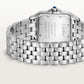 Panthère de Cartier Large 42mm x 31mm Steel Blue Crown Silvered Dial Steel Bracelet Quartz Watch