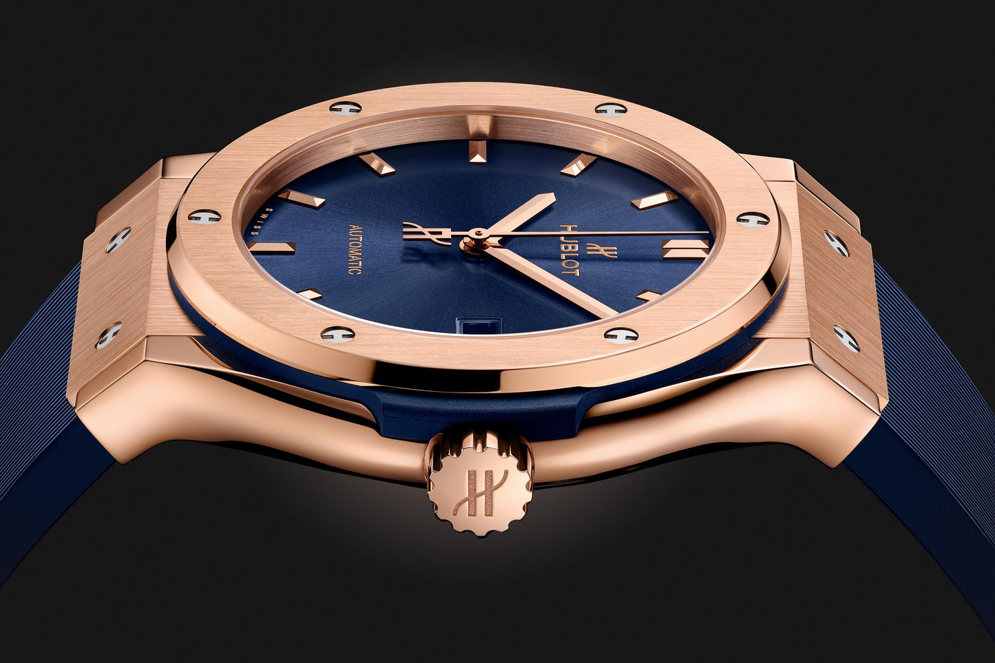 Classic Fusion King Gold Blue Watch