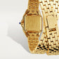 Panthère de Cartier Small 22mm x 30.3mm Yellow Gold Blue Crown Silvered Dial Yellow Gold Bracelet Quartz Watch