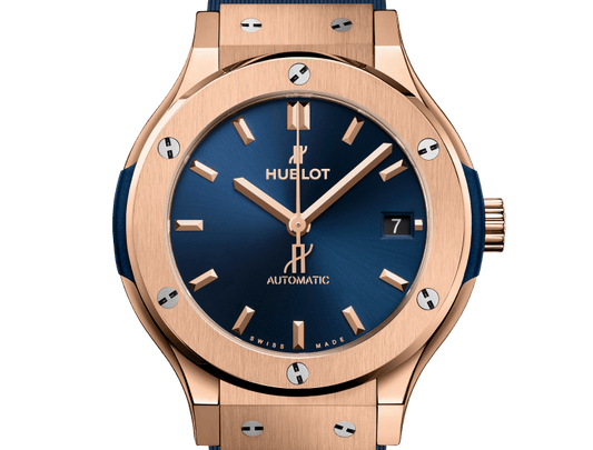Classic Fusion King Gold Blue 38 mm