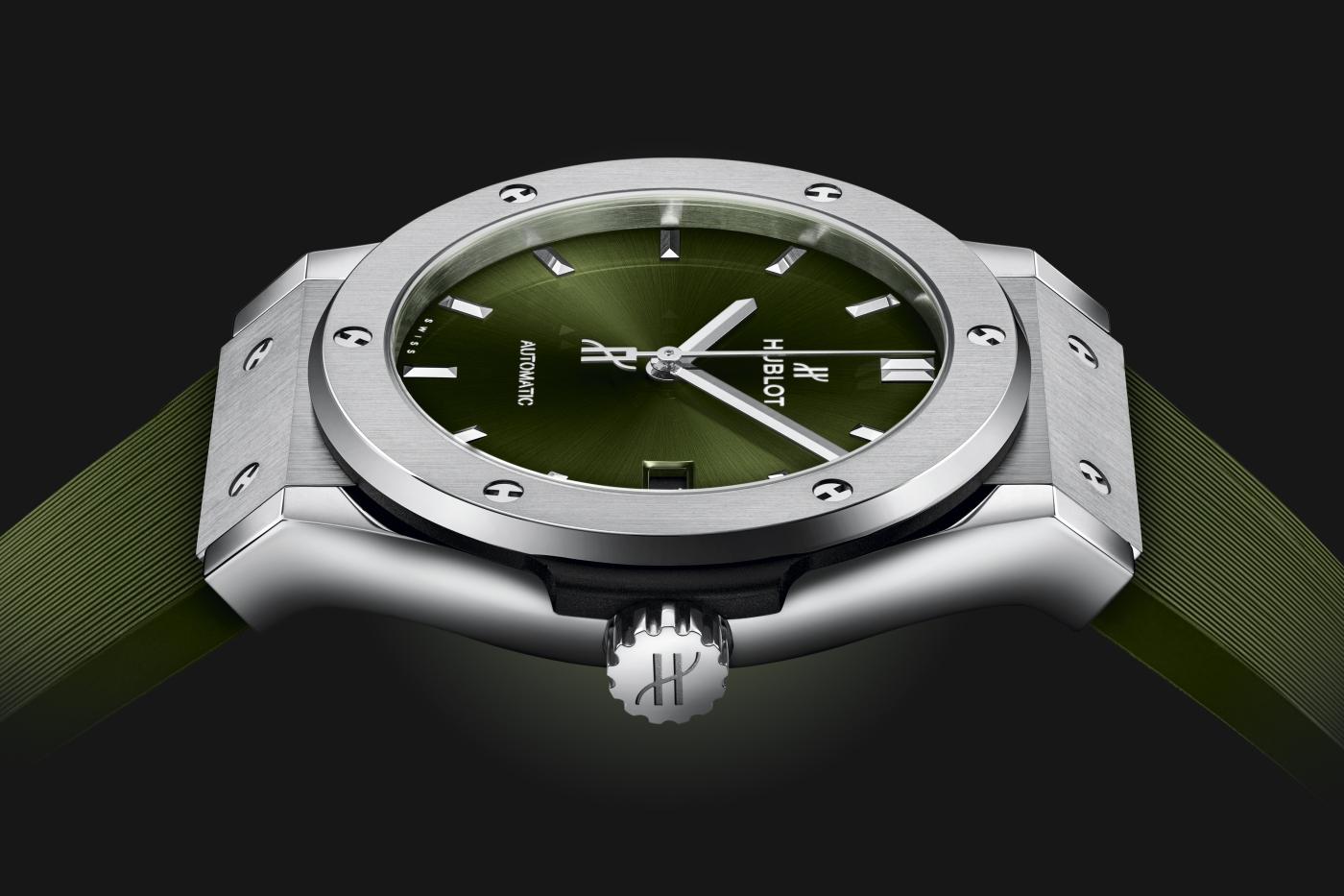 Classic Fusion Titanium Green Watch
