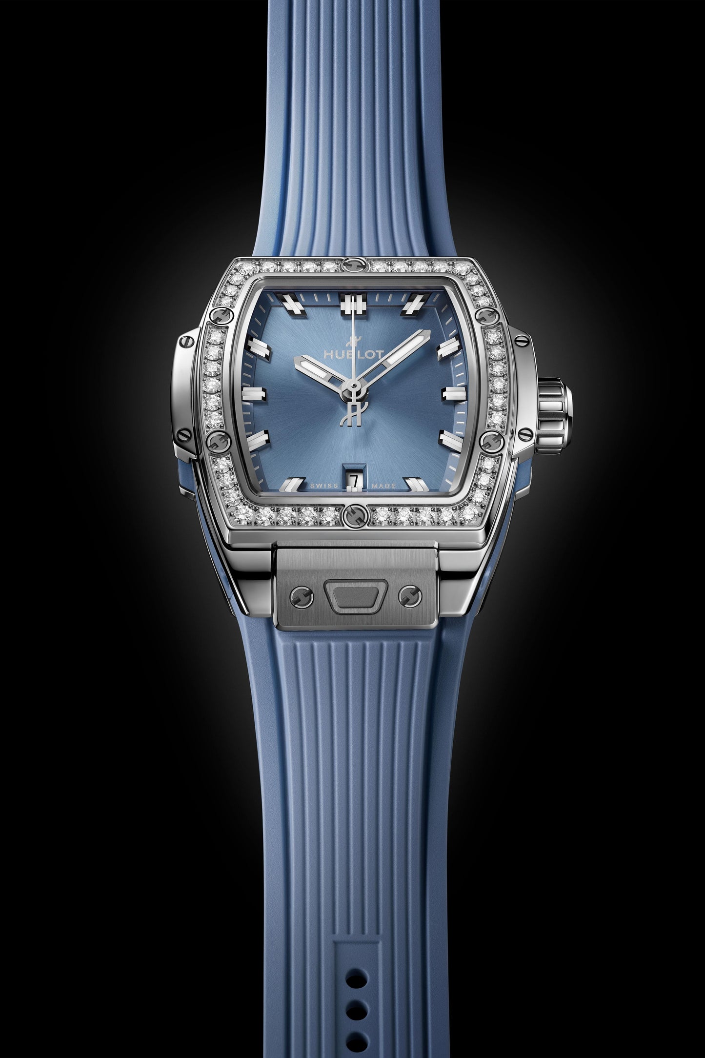 Spirit of Big Bang Steel Coal Blue Diamonds 32 mm