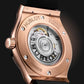 Classic Fusion 42 mm King Gold Matte Black Dial Rubber Strap Watch
