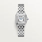 Panthère de Cartier Medium 27mm x 37mm Steel Blue Crown Silvered Dial Steel Bracelet Quartz Watch